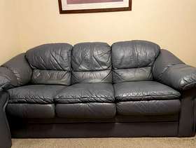Freecycle Leather sofas