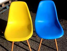 Freecycle Eames style dining chairs