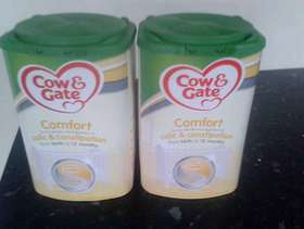 Freecycle Cow and gate colic and constipation baby milk from birth