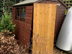 Freecycle Shed wall and door