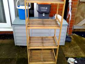 Freecycle Wooden shelving