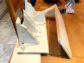 Freecycle Pine shelves