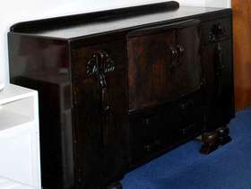 Freecycle Dark brown antique dresser