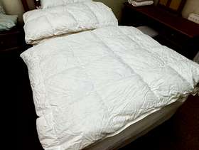 Freecycle White Goose Down Super King duvet.