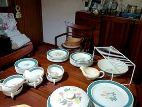 Freecycle Dinner set