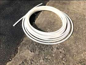 Freecycle 60' of 5/8" OD, 1/16" wall thickness plastic tubing