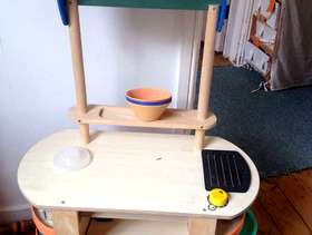 Freecycle Wooden play kitchen