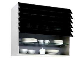 Freecycle Kitchen cupboard with electronic glass slat opening