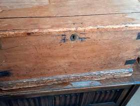 Freecycle Old pine storage chest