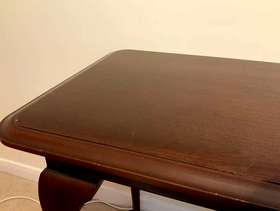 Freecycle Mahogany hall/console table