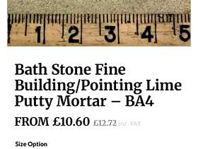 Freecycle Building Pointing/Pointing Lime Mortar