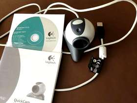 Freecycle Logitech webcam.