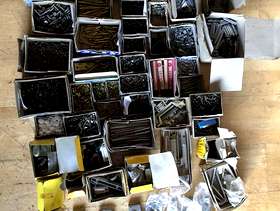 Freecycle Massive selection of screws fixings and hardware job lot
