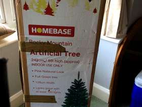 Freecycle Artificial Christmas tree