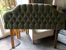 Freecycle Green double headboard