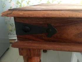 Freecycle Wooden table and 5 chairs