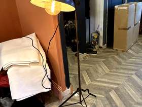 Freecycle Nkuku industrial style metal floor lamp