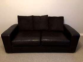 Freecycle Leather Sofa