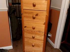 Freecycle Tall boy chest of draws