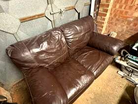 Freecycle Free leather sofa