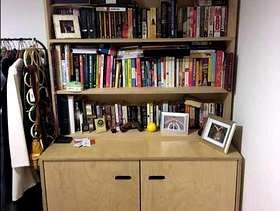 Freecycle Book Shelf x 2 plus cupboard