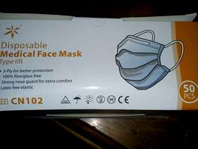 Freecycle 50 disposable face masks