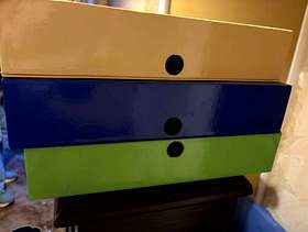 Freecycle Document storage boxes