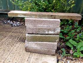 Freecycle Breeze Blocks and paver