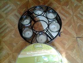 Freecycle Parasol tea light set (new)