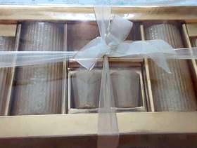 Freecycle Gold Candle Set