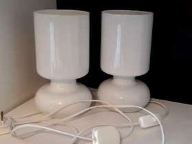 Freecycle Ikea White lamps set of 2