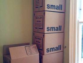 Freecycle Packing and storage boxes - cardboard