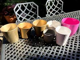 Freecycle Random plant pots