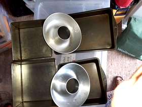 Freecycle Cake tins assorted