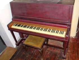 Freecycle Upright piano and stool