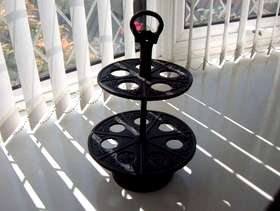 Freecycle Black cast iron egg holder worthing