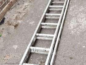 Freecycle Long double extension ladder