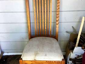 Freecycle Craftsman dining chairs