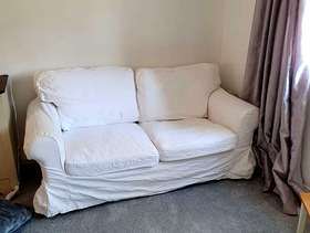 Freecycle Ikea Ektrop two seater sofa