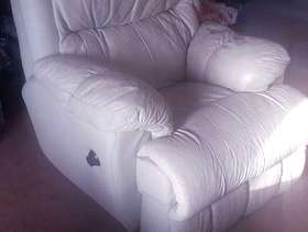 Freecycle Leather armchair/recliner