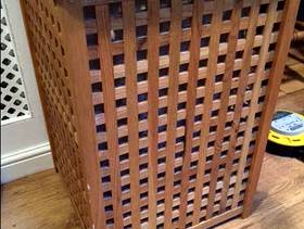 Freecycle Offered: wooden laundry basket good condition