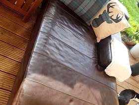 Freecycle Free.. Faux leather sofa/chaise.. a few cat pulls here and ...