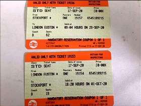 Freecycle Stockport-London return ticket