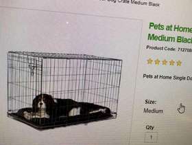 Freecycle Dog crate - medium size