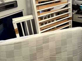 Freecycle Cot and mattress