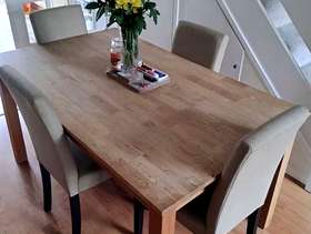 Freecycle Dining table and chairs