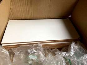 Freecycle Large white bathroom tiles