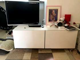 Freecycle Two door white cabinet