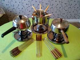 Freecycle Fondue pans & forks