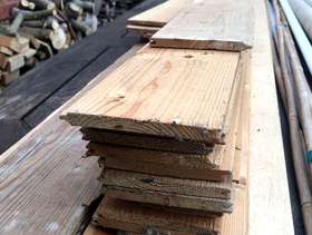 Freecycle 'Tongue and Groove' softwood - used